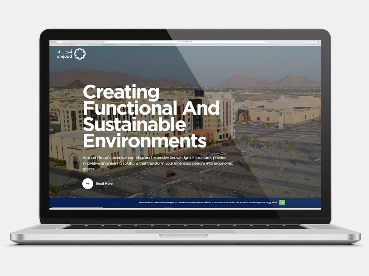 Amjaad Holding Website